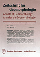 Cover image of: Zeitschrift für Geomorphologie Volume 49 Issue 2