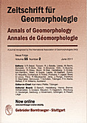 Cover image of: Zeitschrift für Geomorphologie Volume 55 Issue 2