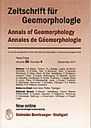 Cover image of: Zeitschrift für Geomorphologie Volume 55 Issue 4