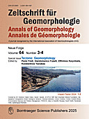 Cover image of: Zeitschrift für Geomorphologie Volume 64 Issue 3-4