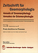Cover image of: Zeitschrift für Geomorphologie, Supplementary Issues Volume 52 Supplementary Issue 2