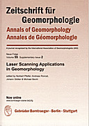 Cover image of: Zeitschrift für Geomorphologie, Supplementary Issues Volume 55 Supplementary Issue 2