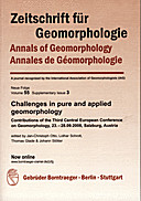 Cover image of: Zeitschrift für Geomorphologie, Supplementary Issues Volume 55 Supplementary Issue 3
