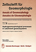 Cover image of: Zeitschrift für Geomorphologie, Supplementary Issues Volume 56 Supplementary Issue 1