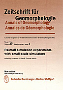 Cover image of: Zeitschrift für Geomorphologie, Supplementary Issues Volume 57 Supplementary Issue 1