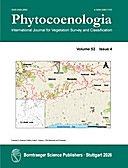 Cover image of: Phytocoenologia Band 52 Heft 4
