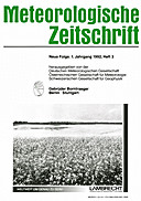 Cover image of: Meteorologische Zeitschrift Vol. 1 No. 3
