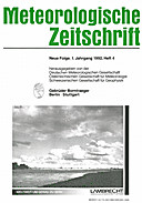Cover image of: Meteorologische Zeitschrift Vol. 1 No. 4