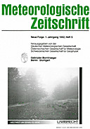 Cover image of: Meteorologische Zeitschrift Vol. 1 No. 5