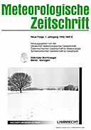Cover image of: Meteorologische Zeitschrift Vol. 1 No. 6