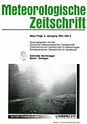 Cover image of: Meteorologische Zeitschrift Vol. 2 No. 5