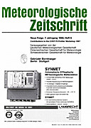 Cover image of: Meteorologische Zeitschrift Vol. 7 No. 6