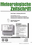 Cover image of: Meteorologische Zeitschrift Vol. 8 No. 5