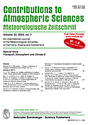 Cover image of: Meteorologische Zeitschrift Vol. 33 No. 1