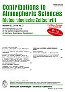 Cover image of: Meteorologische Zeitschrift Vol. 33 No. 3