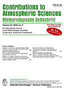 Cover image of: Meteorologische Zeitschrift Vol. 33 No. 4