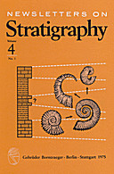 Cover image of: Newsletters on Stratigraphy Volume 4 Number 1