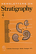 Cover image of: Newsletters on Stratigraphy Volume 4 Number 2