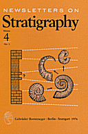 Cover image of: Newsletters on Stratigraphy Volume 4 Number 3