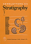 Cover image of: Newsletters on Stratigraphy Volume 5 Number 1