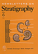 Cover image of: Newsletters on Stratigraphy Volume 6 Number 1