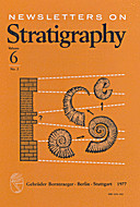 Cover image of: Newsletters on Stratigraphy Volume 6 Number 2