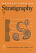 Cover image of: Newsletters on Stratigraphy Volume 7 Number 2