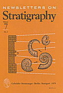 Cover image of: Newsletters on Stratigraphy Volume 7 Number 3