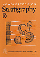 Cover image of: Newsletters on Stratigraphy Volume 10 Number 1