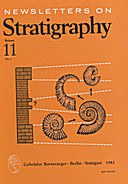 Cover image of: Newsletters on Stratigraphy Volume 11 Number 1