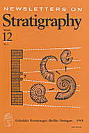 Cover image of: Newsletters on Stratigraphy Volume 12 Number 2