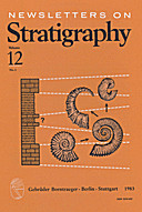 Cover image of: Newsletters on Stratigraphy Volume 12 Number 3