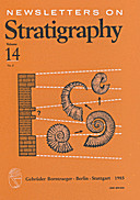 Cover image of: Newsletters on Stratigraphy Volume 14 Number 2