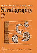 Cover image of: Newsletters on Stratigraphy Volume 17 Number 2