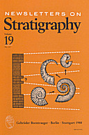 Cover image of: Newsletters on Stratigraphy Volume 19 Number 1-2
