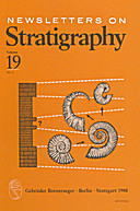 Cover image of: Newsletters on Stratigraphy Volume 19 Number 3