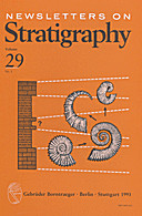 Cover image of: Newsletters on Stratigraphy Volume 29 Number 2