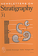 Cover image of: Newsletters on Stratigraphy Volume 31 Number 1