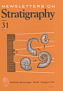 Cover image of: Newsletters on Stratigraphy Volume 31 Number 2