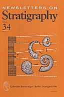 Cover image of: Newsletters on Stratigraphy Volume 34 Number 1