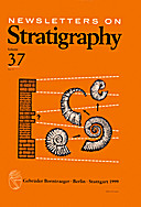 Cover image of: Newsletters on Stratigraphy Volume 37 Number 3