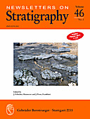 Cover image of: Newsletters on Stratigraphy Volume 46 Number 1