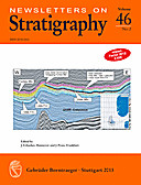Cover image of: Newsletters on Stratigraphy Volume 46 Number 2