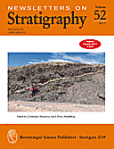 Cover image of: Newsletters on Stratigraphy Volume 52 Number 1