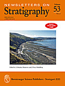 Cover image of: Newsletters on Stratigraphy Volume 53 Number 2