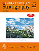 Cover image of: Newsletters on Stratigraphy Volume 53 Number 3