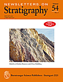 Cover image of: Newsletters on Stratigraphy Volume 54 Number 1