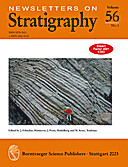 Cover image of: Newsletters on Stratigraphy Volume 56 Number 1