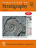 Cover image of: Newsletters on Stratigraphy Volume 56 Number 4