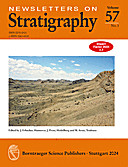 Cover image of: Newsletters on Stratigraphy Volume 57 Number 1